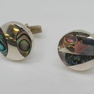 Abalone Sterling 925 Cuff Links